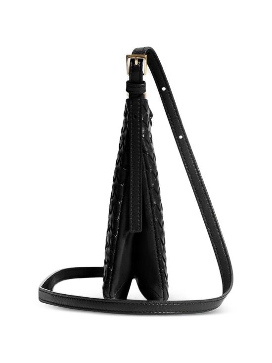 26FW 보테가베네타 인트레치아토 피콜로 미디움 파우치 876625 V0HW01007 BLACK - BOTTEGA VENETA
