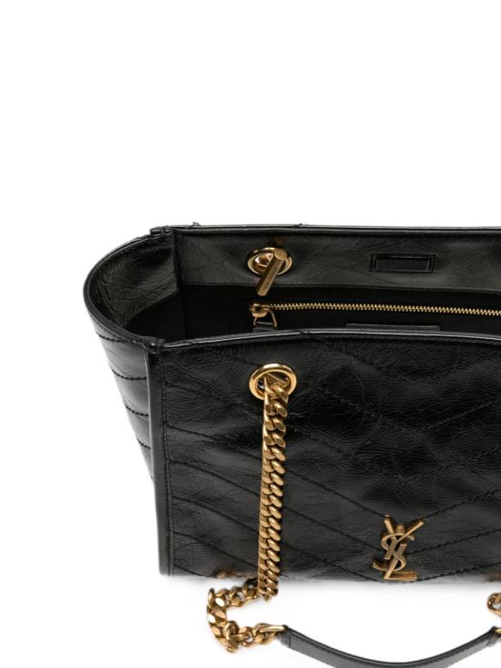 26FW 생로랑 니키 스몰 쇼핑백 872680 0EN071000 BLACK - SAINT LAURENT