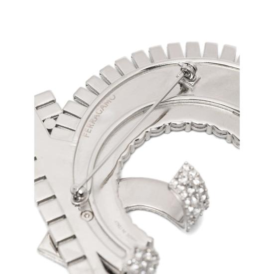 26FW 살바토레 페라가모 브로치 760985 0795071 PLDCR SILVER - SALVATORE FERRAGAMO