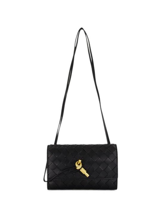 26FW 보테가베네타 안디아모 파우치 온 스트랩 836940 VCPP21019 BLACK