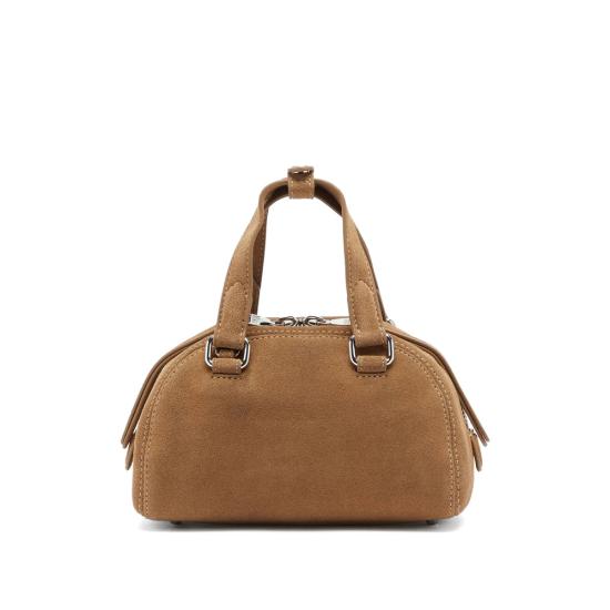 26FW 디젤 1DR 돔 스웨이드 미니 볼링백 X10720 P9026 T2169 BROWN - DIESEL