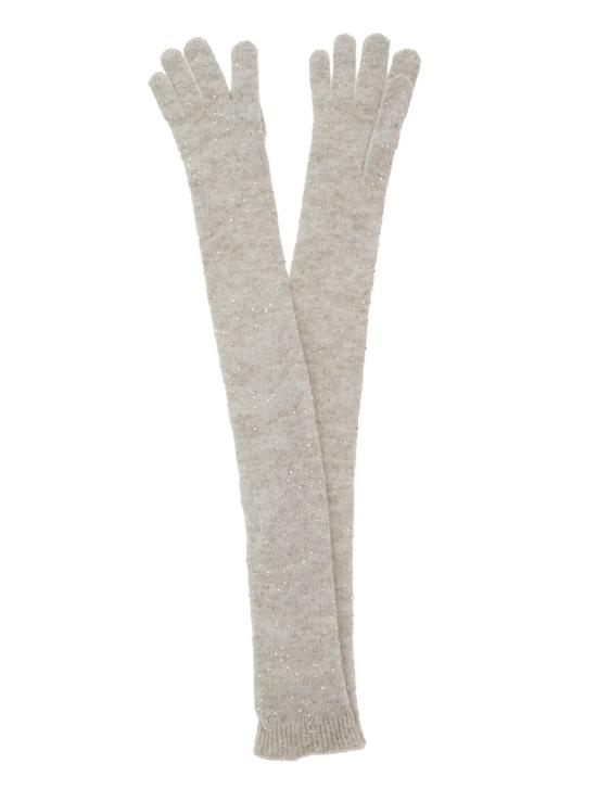 26FW 브루넬로 쿠치넬리 장갑 MFA793179 WHITE - BRUNELLO CUCINELLI