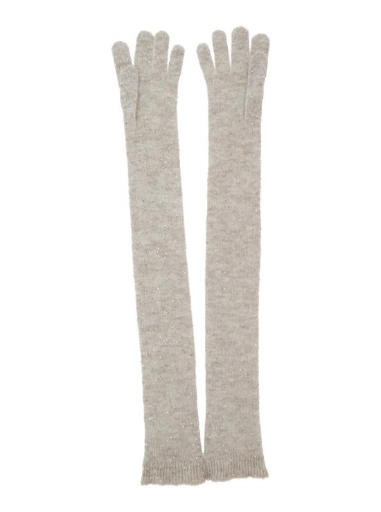 26FW 브루넬로 쿠치넬리 장갑 MFA793179 WHITE - BRUNELLO CUCINELLI