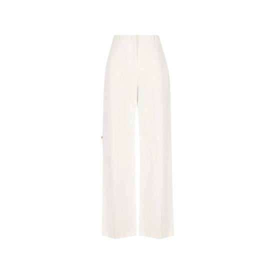26SS 펜디 팬츠 AW7Q FR6711 F0ZNM WHITE