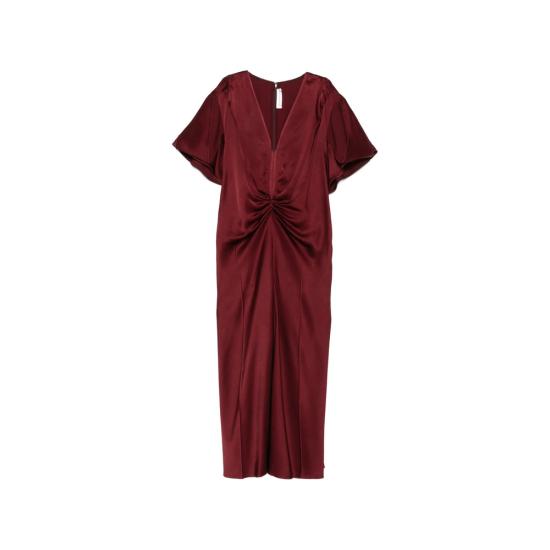 26FW 빅토리아 베컴 원피스 1226WDR005195D BURGU RED