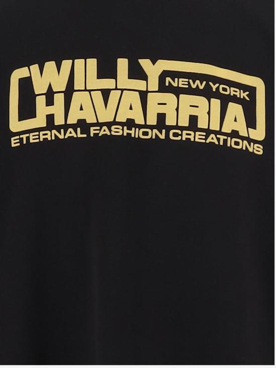 26FW 윌리 차바리아 긴팔 티셔츠 MUJTE025061N BLACK - WILLY CHAVARRIA