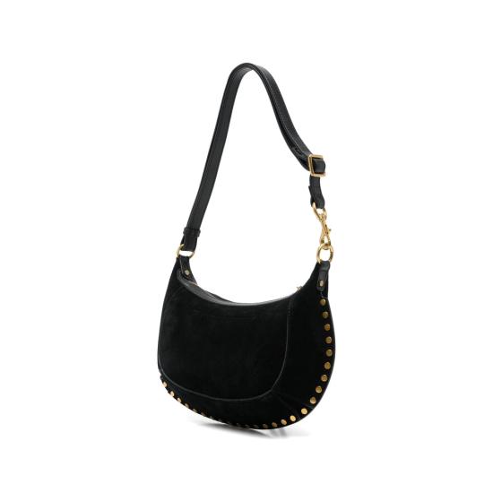 26FW 이자벨마랑 오스칸 문 스터드 숄더백 A3C32M PP0511FA 01BK BLACK - ISABEL MARANT