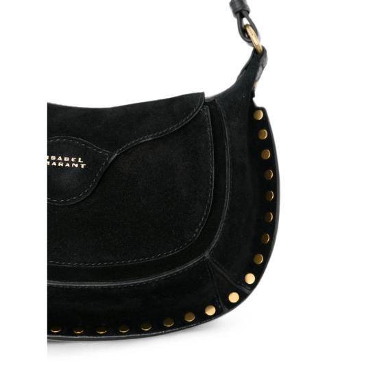 26FW 이자벨마랑 오스칸 문 스터드 숄더백 A3C32M PP0511FA 01BK BLACK - ISABEL MARANT