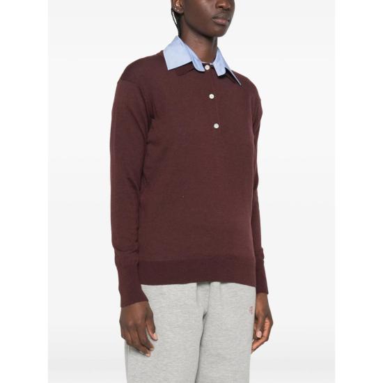 26FW 시스템 스웨터 SY2G8KTOT03W WINE PURPLE - SYSTEM
