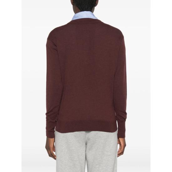 26FW 시스템 스웨터 SY2G8KTOT03W WINE PURPLE - SYSTEM