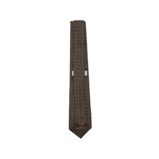 26FW 카날리 넥타이 HJ04703 18 4 BROWN - CANALI