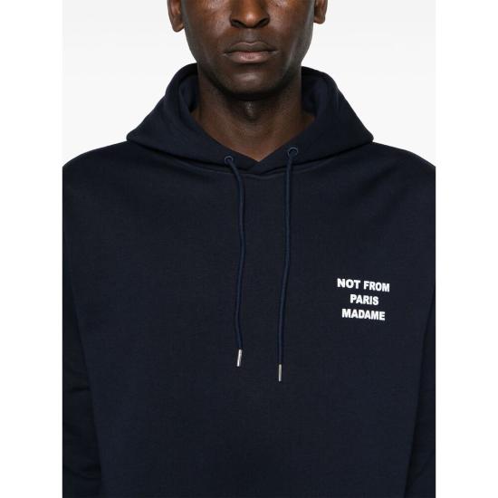 26SS 드롤드무슈 후드 티셔츠 PERM HO162 CO127 NAVY - DROLE DE MONSIEUR