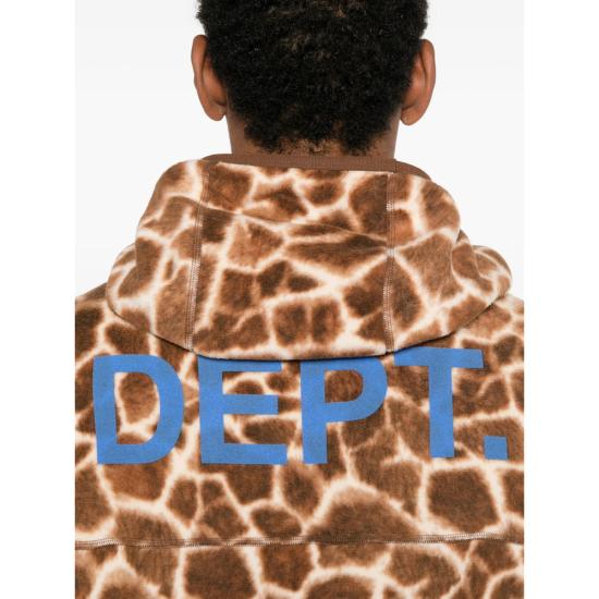26SS 갤러리 디파트먼트 후드 티셔츠 TF 50021 GIRAF BROWN - GALLERY DEPT