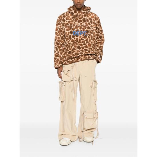 26SS 갤러리 디파트먼트 후드 티셔츠 TF 50021 GIRAF BROWN - GALLERY DEPT