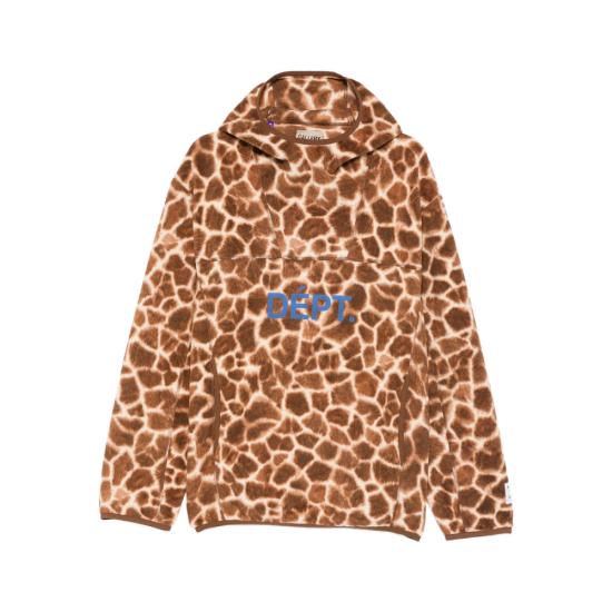 26SS 갤러리 디파트먼트 후드 티셔츠 TF 50021 GIRAF BROWN