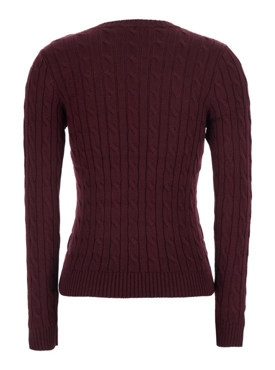 26FW 랄프 로렌 스웨터 200P14039 BURGUNDY - RALPH LAUREN