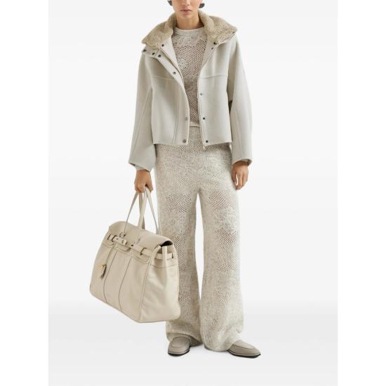 26FW 브루넬로 쿠치넬리 트레이닝/조거 팬츠 MFA790199 C9984 BEIGE - BRUNELLO CUCINELLI