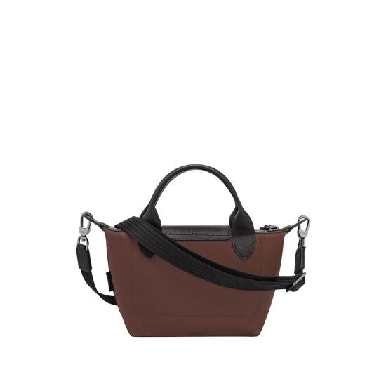 26FW 롱샴 르 플리아쥬 에너지 탑 핸들백 XS L1500HSR 742 BROWN - LONGCHAMP