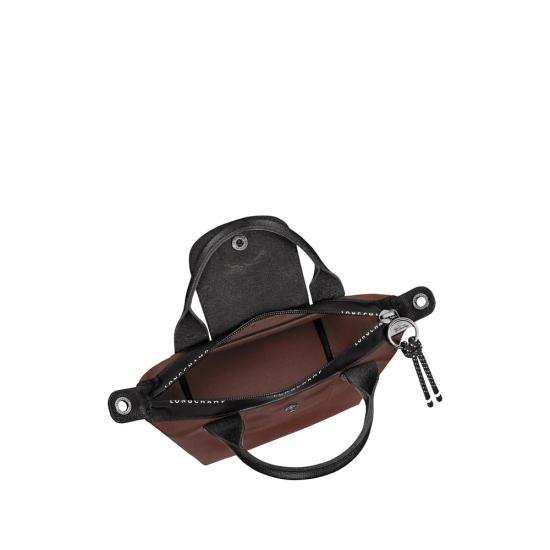 26FW 롱샴 르 플리아쥬 에너지 탑 핸들백 XS L1500HSR 742 BROWN - LONGCHAMP