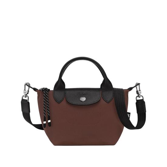 26FW 롱샴 르 플리아쥬 에너지 탑 핸들백 XS L1500HSR 742 BROWN
