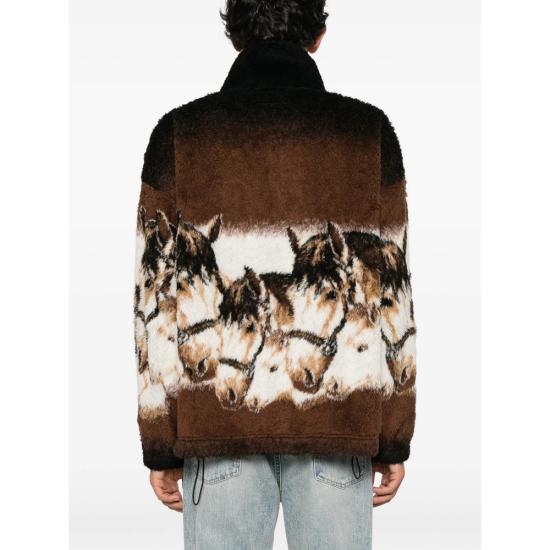 26FW MM6 메종마르지엘라 스웨터 M25048 SH2HG0008 001F BROWN - MM6 MAISON MARGIELA