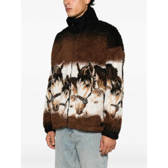 26FW MM6 메종마르지엘라 스웨터 M25048 SH2HG0008 001F BROWN - MM6 MAISON MARGIELA