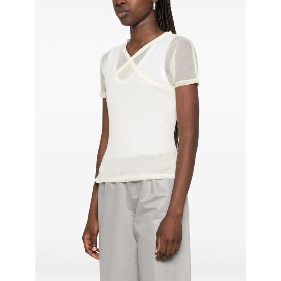 26SS 팔로마울 폴로 티셔츠 WD6203 OLIMPIA ME OFFWH WHITE - PALOMA WOOL