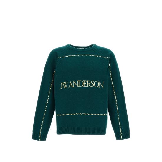 26FW JW앤더슨 스웨터 KW1584 YN0471 555 GREEN