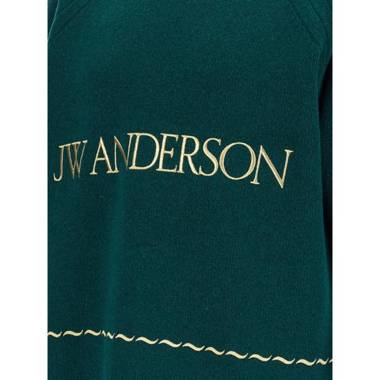26FW JW앤더슨 스웨터 KW1584 YN0471 555 GREEN - JW ANDERSON