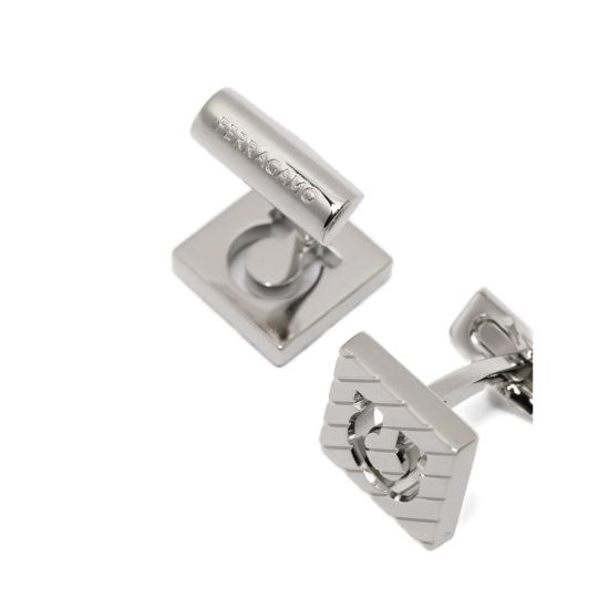26FW 살바토레 페라가모 커프스 링크/타이 홀더 770411 0795906 PALLA SILVER - SALVATORE FERRAGAMO