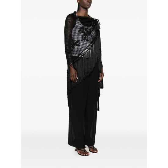 26FW 키아라이즈 케이프 SROS005CO VI SE VBK BLACK - CHIARA IS