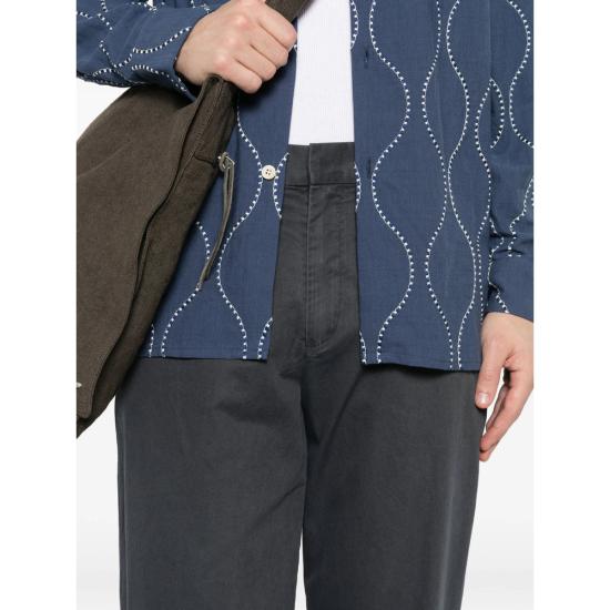 26SS 삼소앤삼소 팬츠 15717 SANOAH BKOLI BLACK - SAMSOE SAMSOE