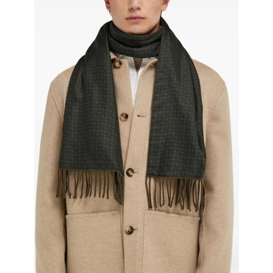 26FW 살바토레 페라가모 머플러/스카프 520202 0797140 OLIVE GREEN - SALVATORE FERRAGAMO