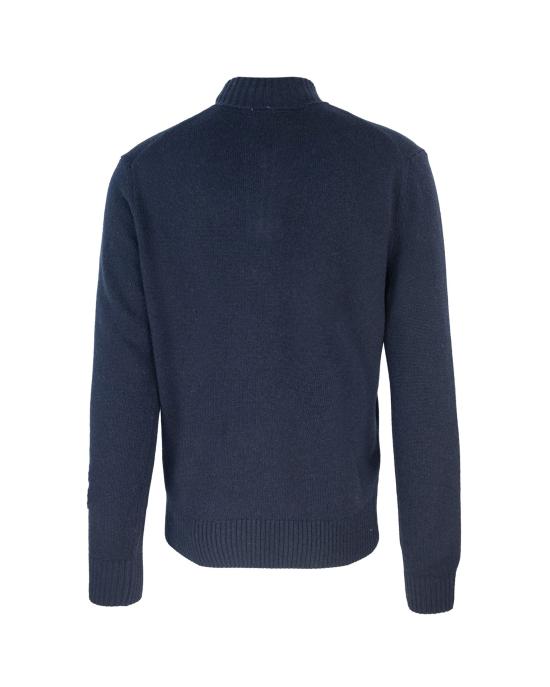 26FW 라코스테 방모 반집업 스웨터 AH3052 NAVY - LACOSTE