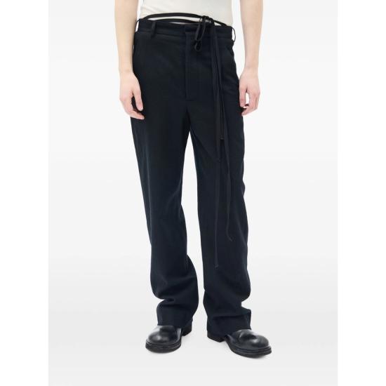 26FW 앤 드뮐미스터 스트레이트 팬츠 B0010304 FA207 099 BLACK
