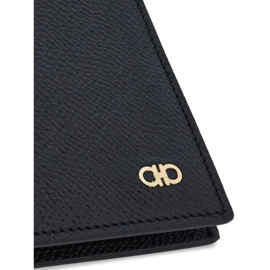 26FW 살바토레 페라가모 간치니 반지갑 661451 0775644 NERO BLACK - SALVATORE FERRAGAMO