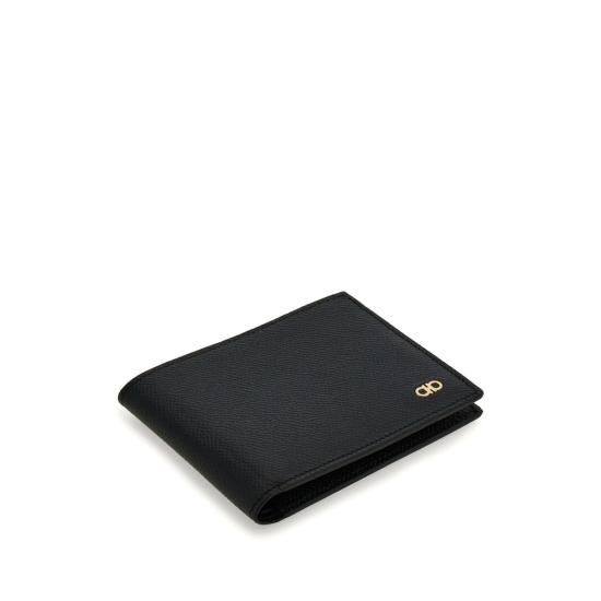 26FW 살바토레 페라가모 간치니 반지갑 661451 0775644 NERO BLACK - SALVATORE FERRAGAMO