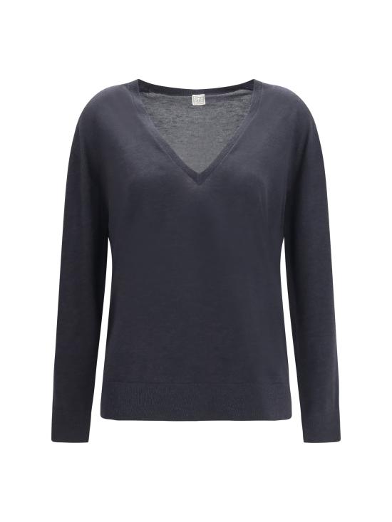 26FW 토템 스웨터 264WRT0521YA0079 CHARCOAL MELANGE