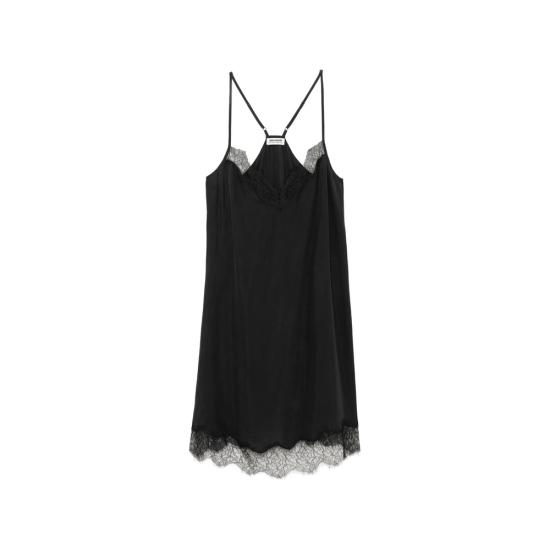 26FW 자딕앤볼테르 원피스 WWDR02721 BLACK