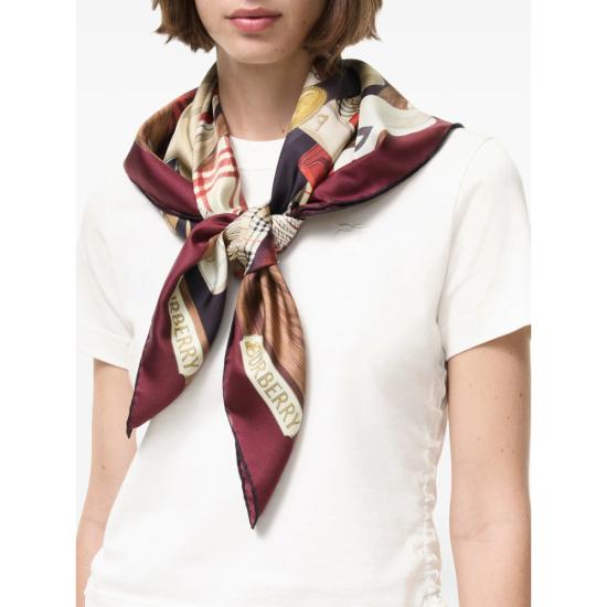 26FW 버버리 머플러/스카프 8127441 SS HERITAG A1308 RED - BURBERRY