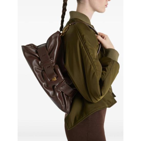 26FW 발망 숄더백 HN0KK990 LSWB 8DJ BROWN - BALMAIN