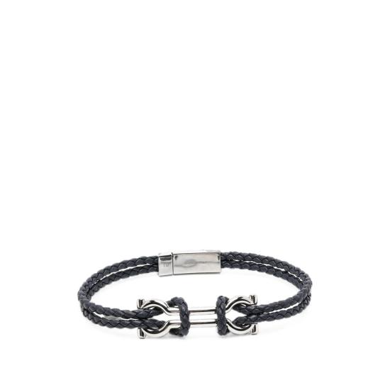 26FW 살바토레 페라가모 브레이슬릿 770422 0796088 BLUE SILVER