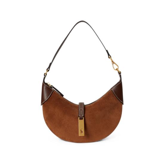 26FW 랄프 로렌 숄더백 428929801015 TOBLK BROWN
