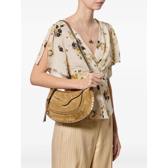 26FW 이자벨마랑 오스칸 문 스터드 숄더백 A3C32M PP0511FA 50TA BEIGE