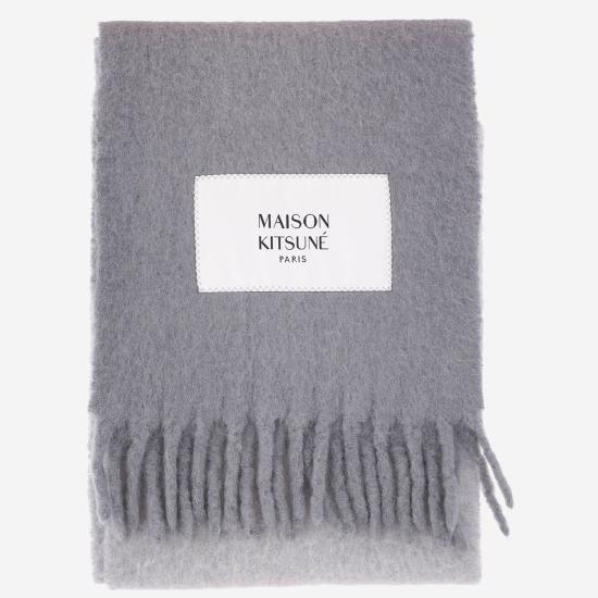 26FW 메종키츠네 머플러/스카프 MRUAT09WA0022 GRAY - MAISON KITSUNE