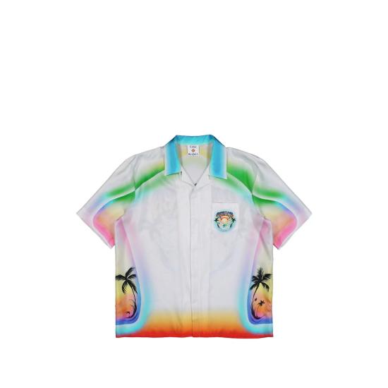 26FW 카사블랑카 셔츠 PF26 SH 003 05 CAAIR WHITE