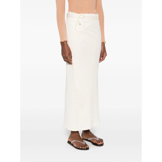 26SS 베이스레인지 스커트 SKBR RIB BRIG OFFWH WHITE - BASERANGE