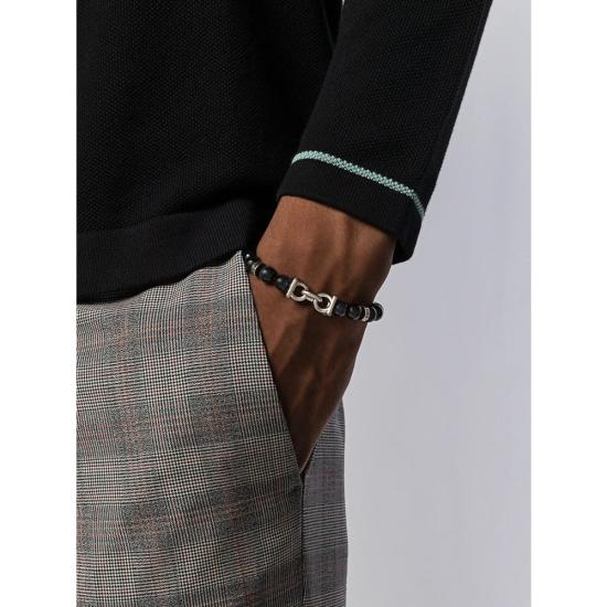 26FW 살바토레 페라가모 라바 스톤 간치니 브레이슬릿 770150 0717501 LAVIC BLUE - SALVATORE FERRAGAMO