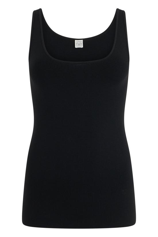 26SS 토템 민소매 티셔츠 252 WRT0504 YA0187 001 BLACK