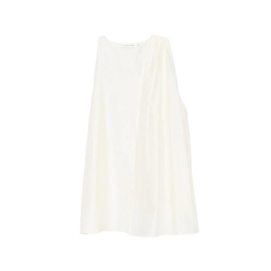 26SS 빅토리아 찬 민소매 티셔츠 SS26001IV IVORY WHITE